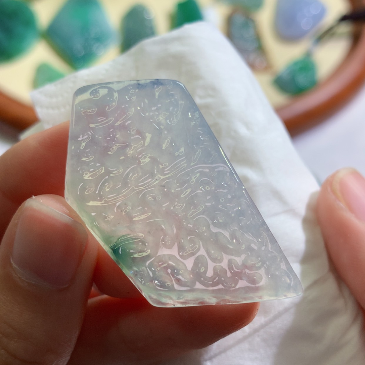 【闪购商品】翡翠吊坠(不含链)未镶嵌 1352