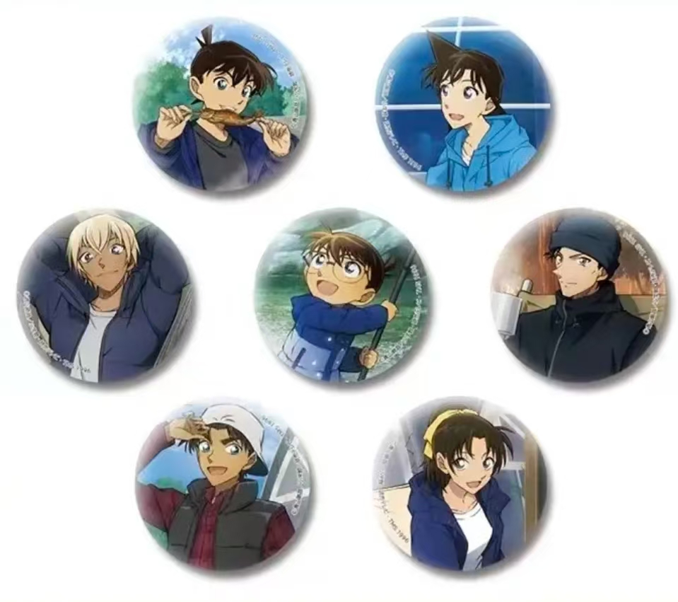 【拆袋】TMS 名侦探柯南 豪华露营ver 正比吧唧徽章（代拆）