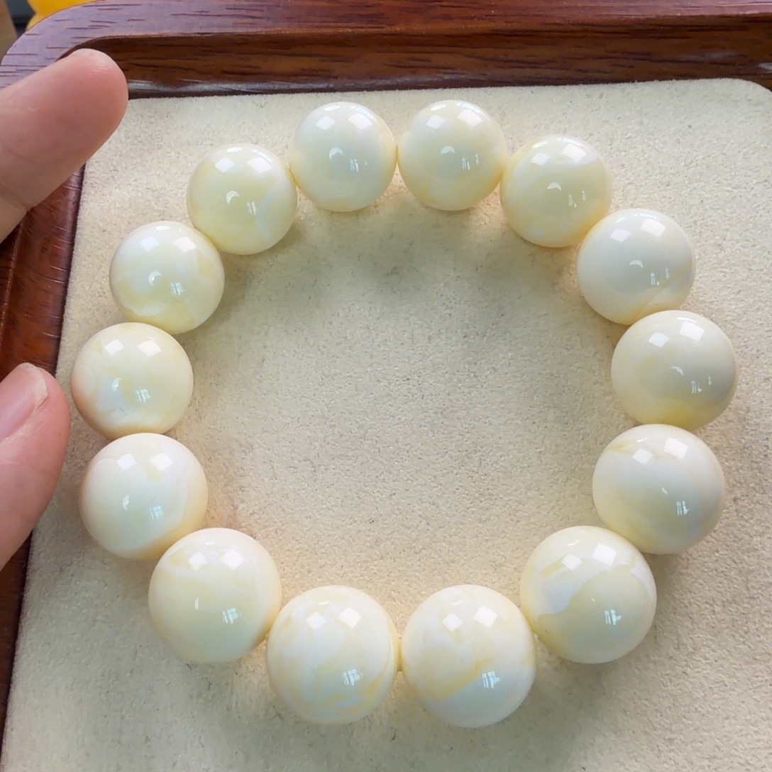 琥珀未镶嵌珠宝奇石16mm同料