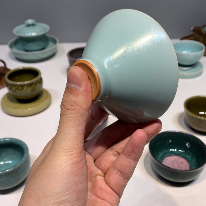 龙泉青瓷手工斗笠