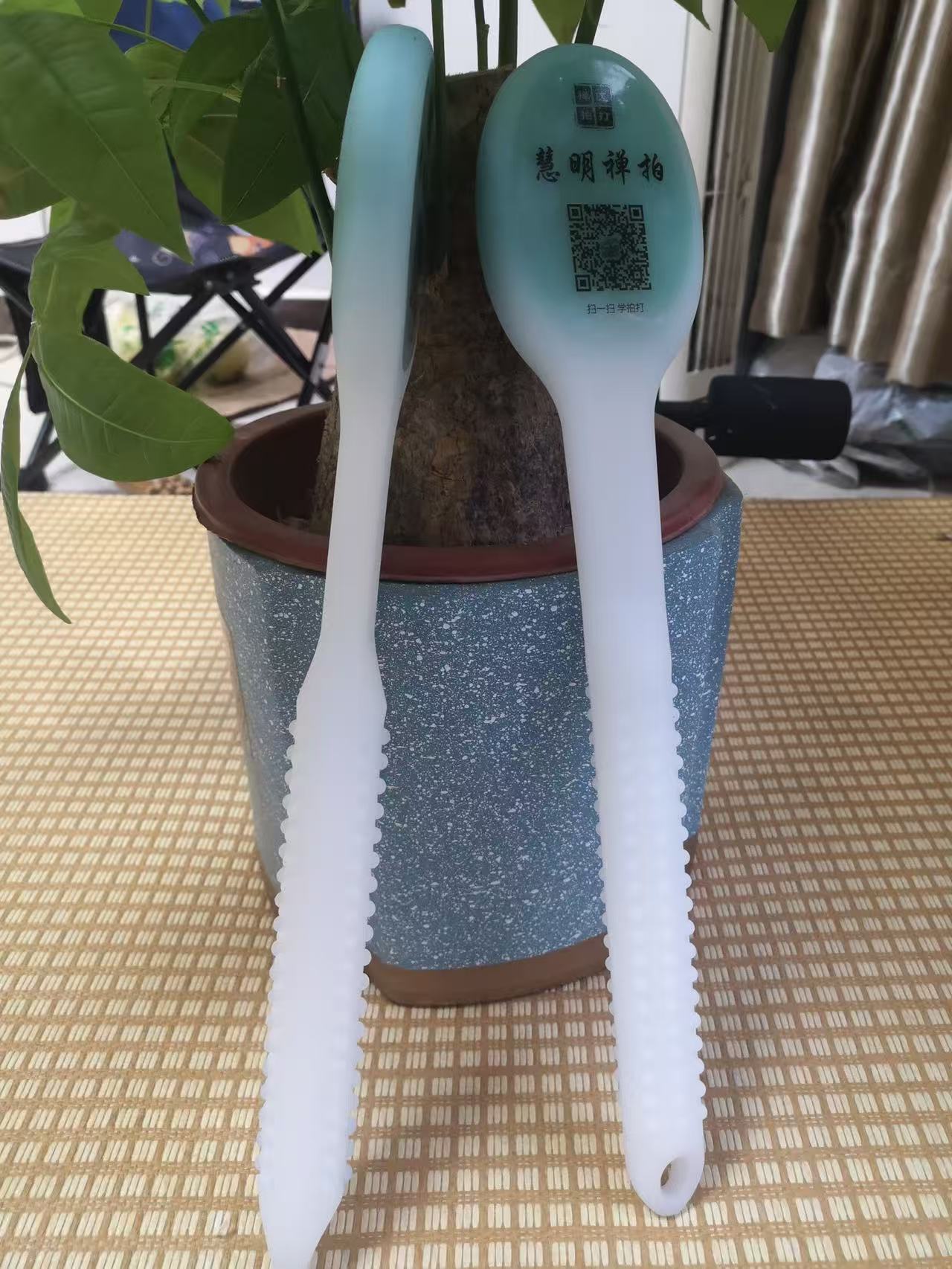 健康养生昆仑大拍家用疏通肩颈拍痧板拍打器敲背按摩器长柄拍打板