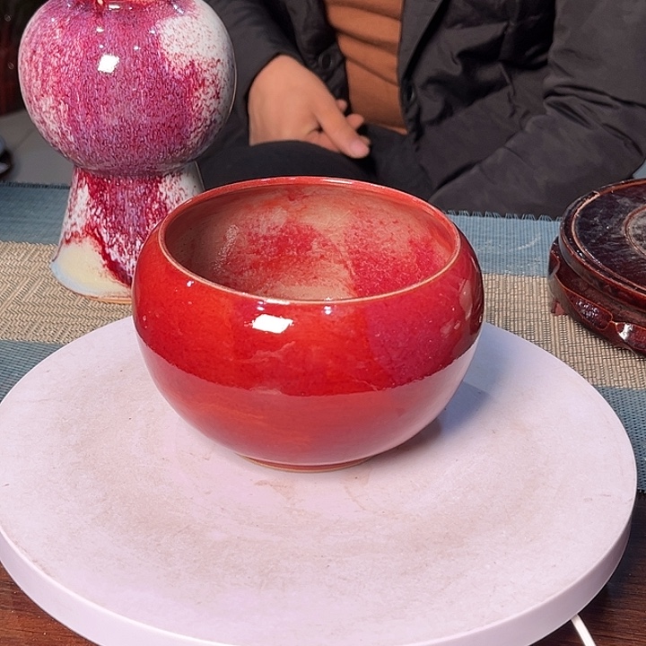 洗***奎瓷片钧瓷钧瓷摆件钧瓷摆件