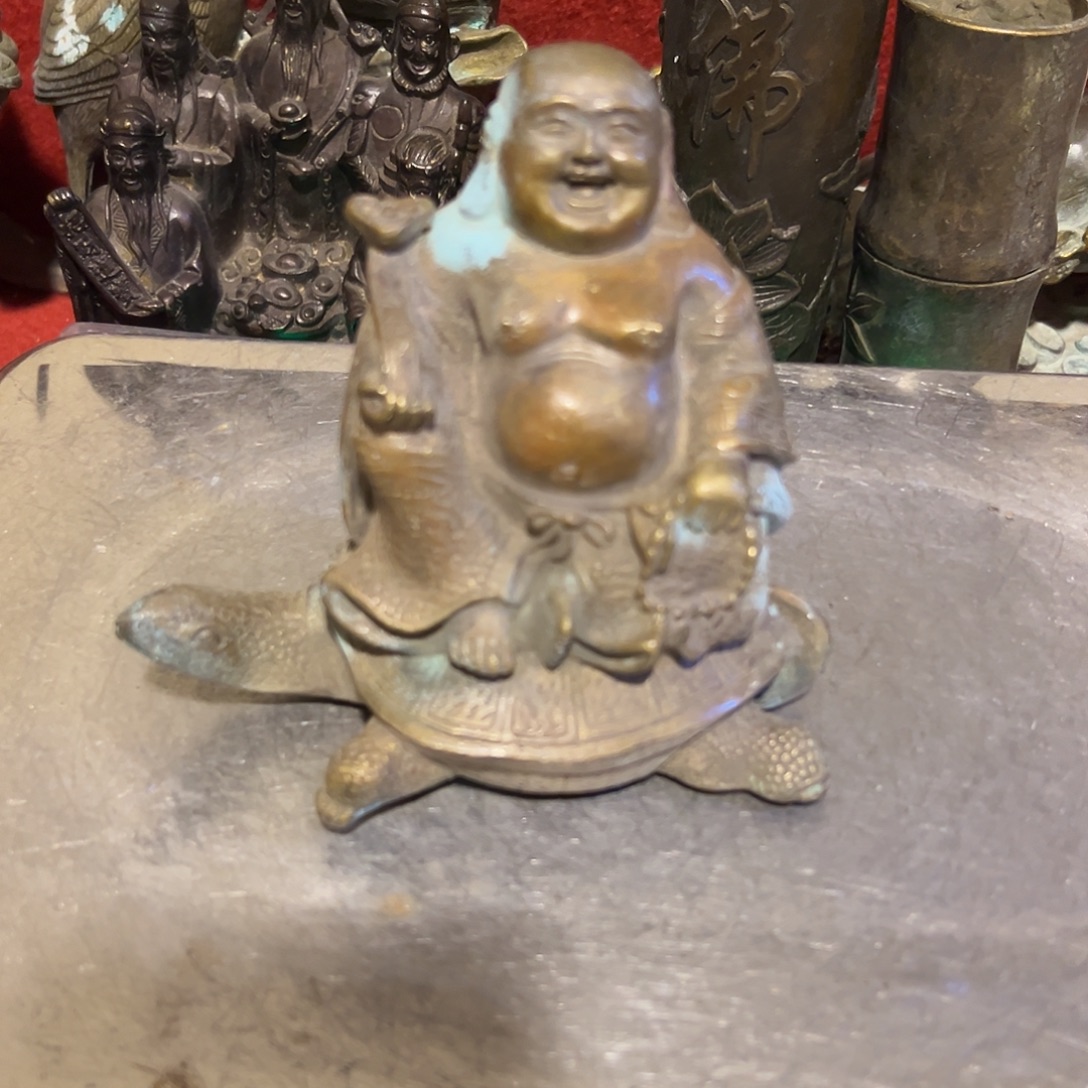 黄铜摆件，文房摆件