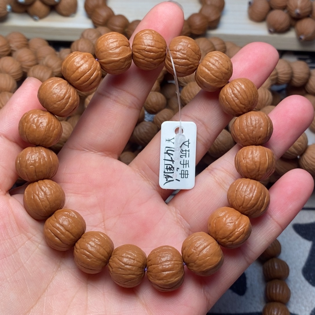 桃核手串南瓜打底