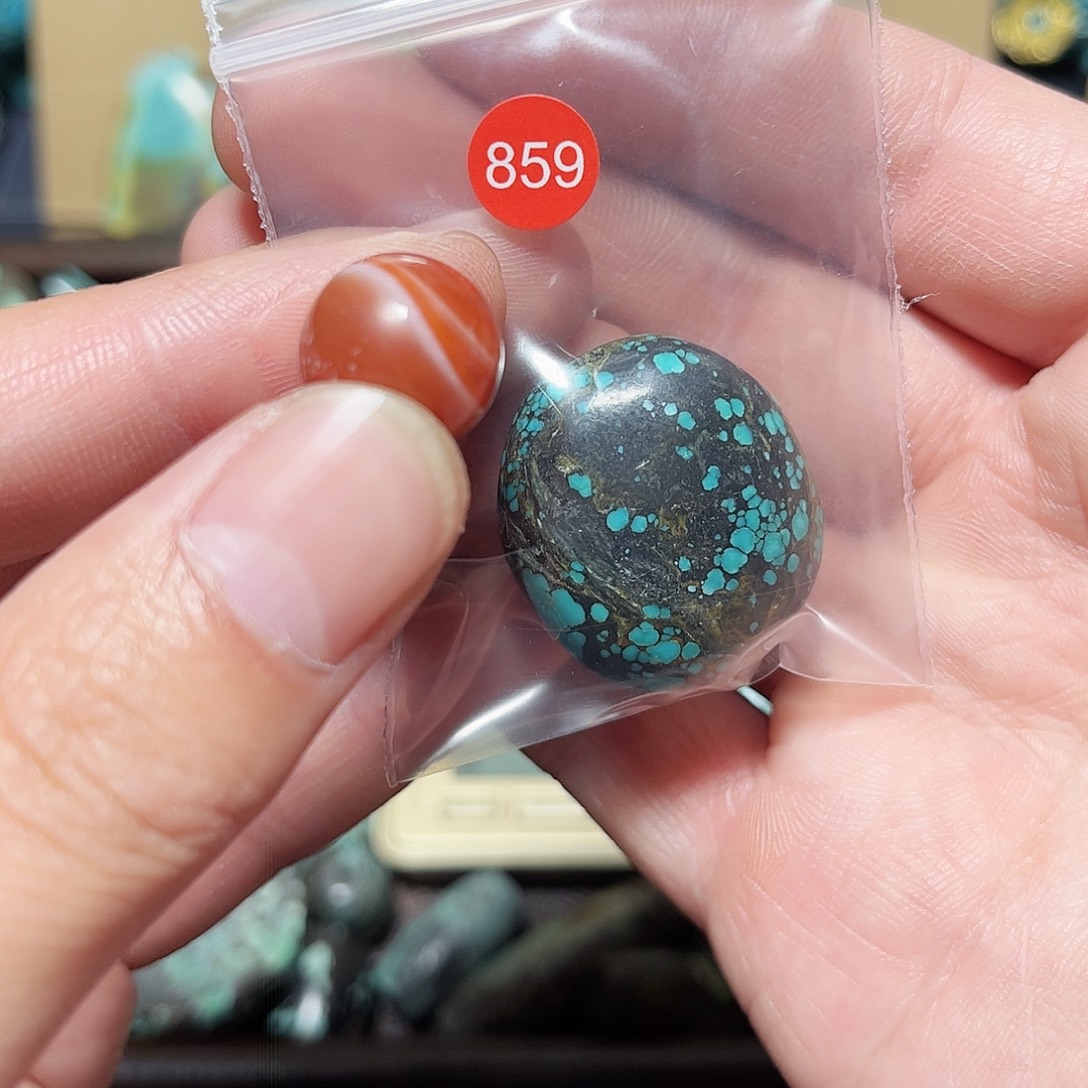 卷***儿玛瑙/玉髓未镶嵌圆珠桶珠老型手串！！