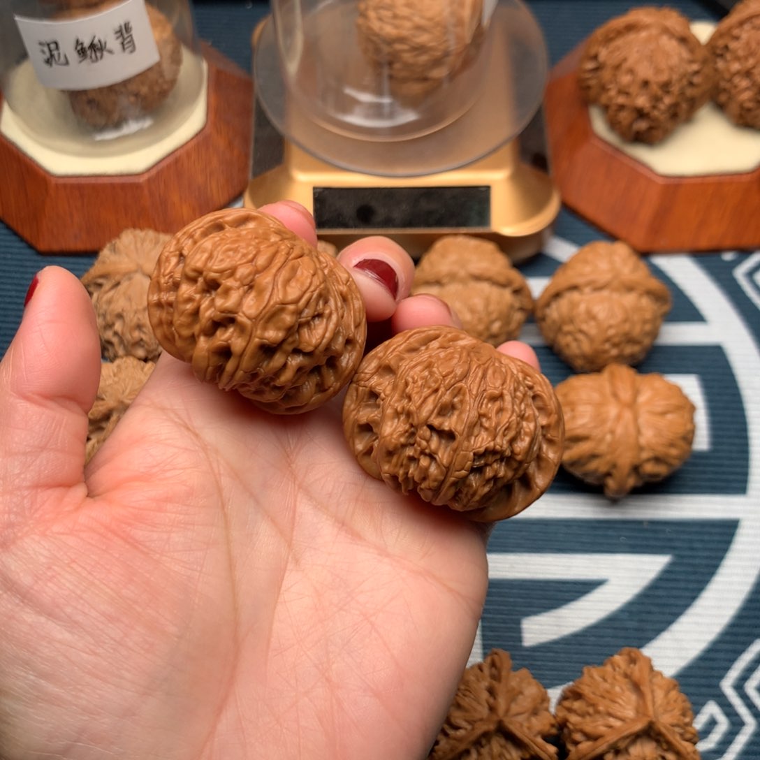 文玩核桃把件大*磨盘