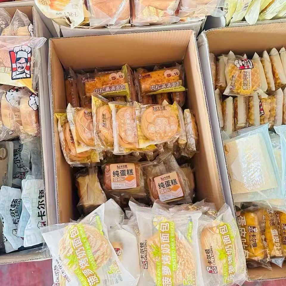 卡尔顿系列轻乳酪蛋糕面包营养健康学生作早餐休闲零食