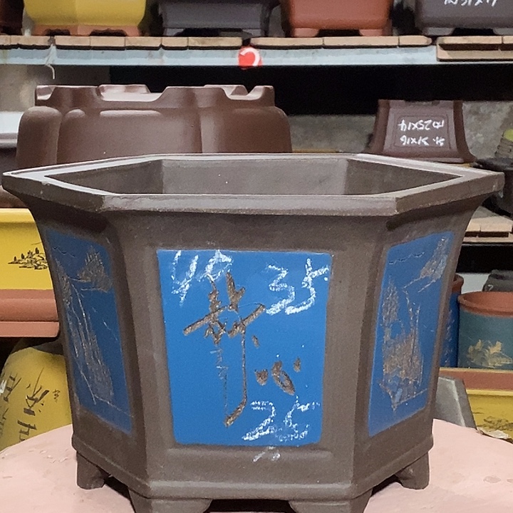 宜兴紫砂花盆花盆