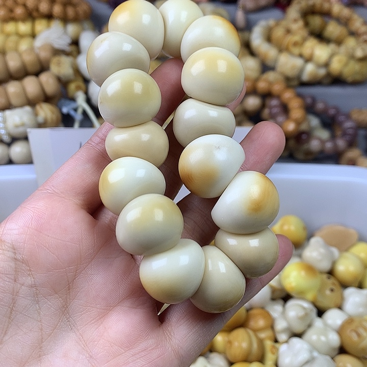 吊坠菩提根/象牙果象牙果瑕疵蒜瓣 