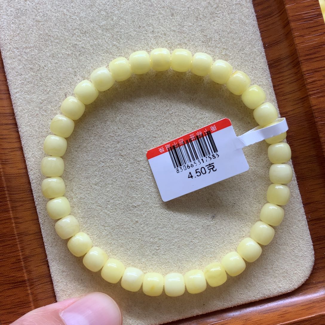 蜜蜡手链未镶嵌蜜蜡