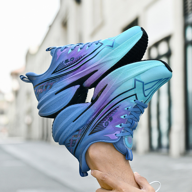 特大码专营45-48加肥加大跑步鞋夏季碳板竞速跑鞋飞织网跑运动鞋