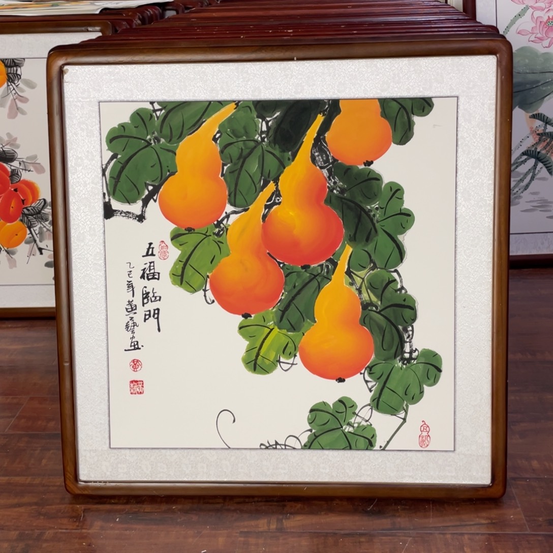 国画带框尺寸63*63厘米