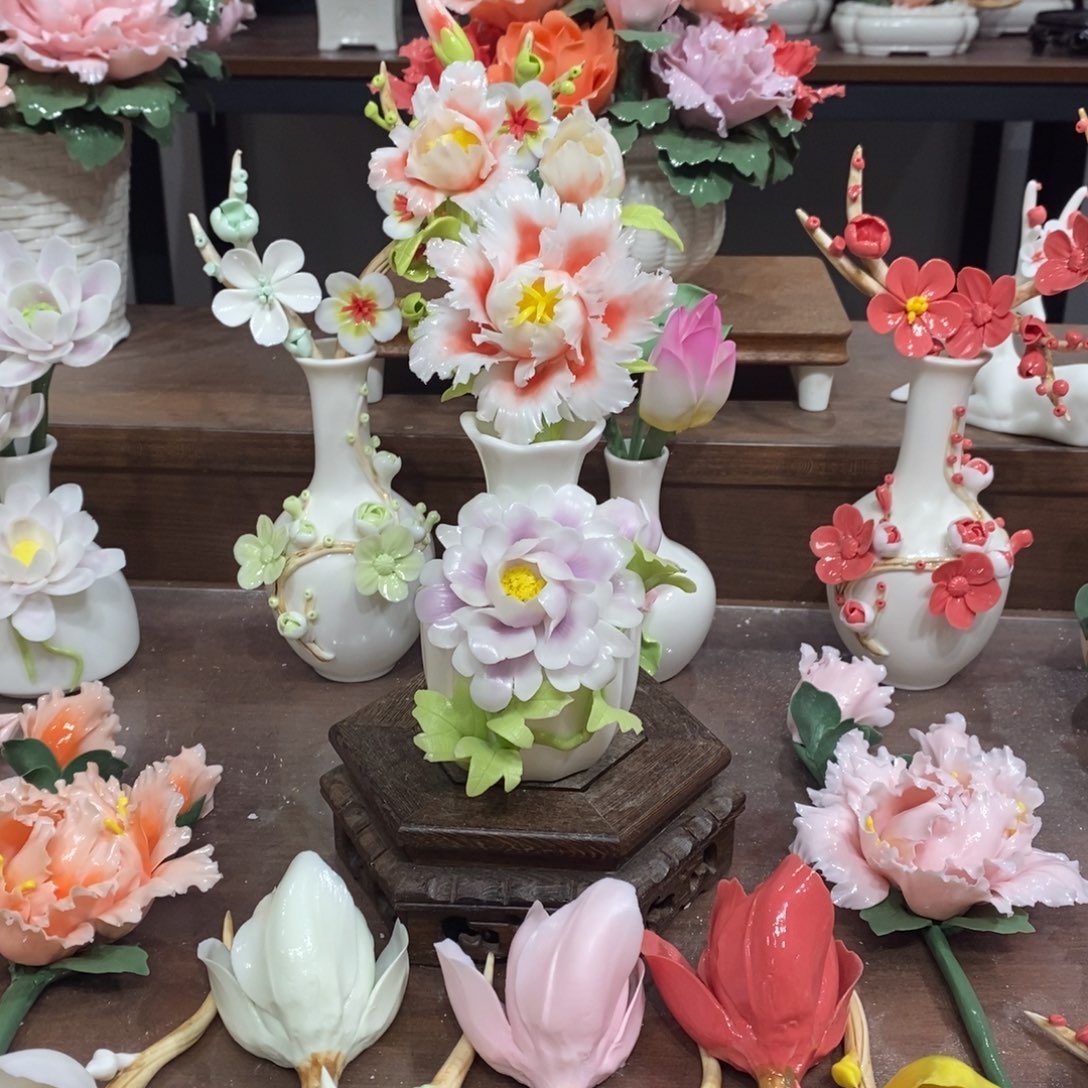 瓷片陶瓷工艺品摆件