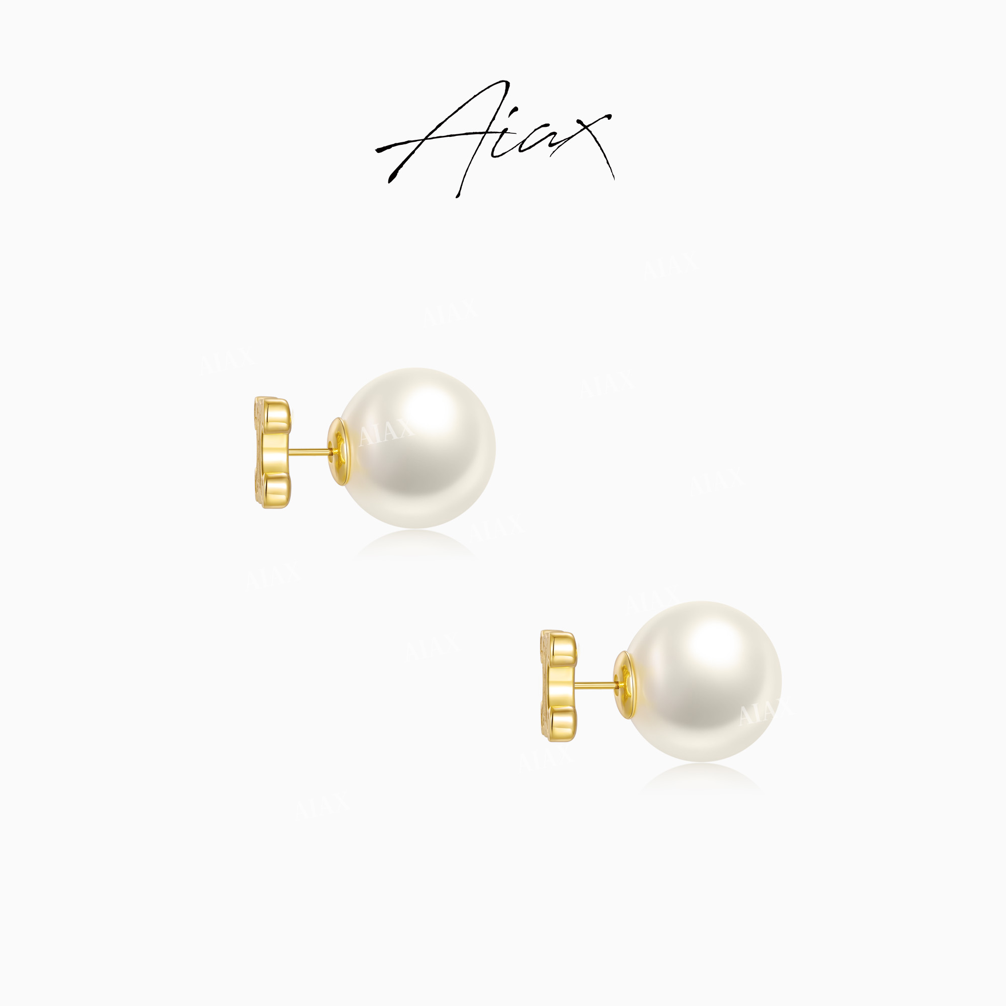 AIAX 出游季【夏上新】时尚百搭气质凯旋门珠珠耳环TSL1261