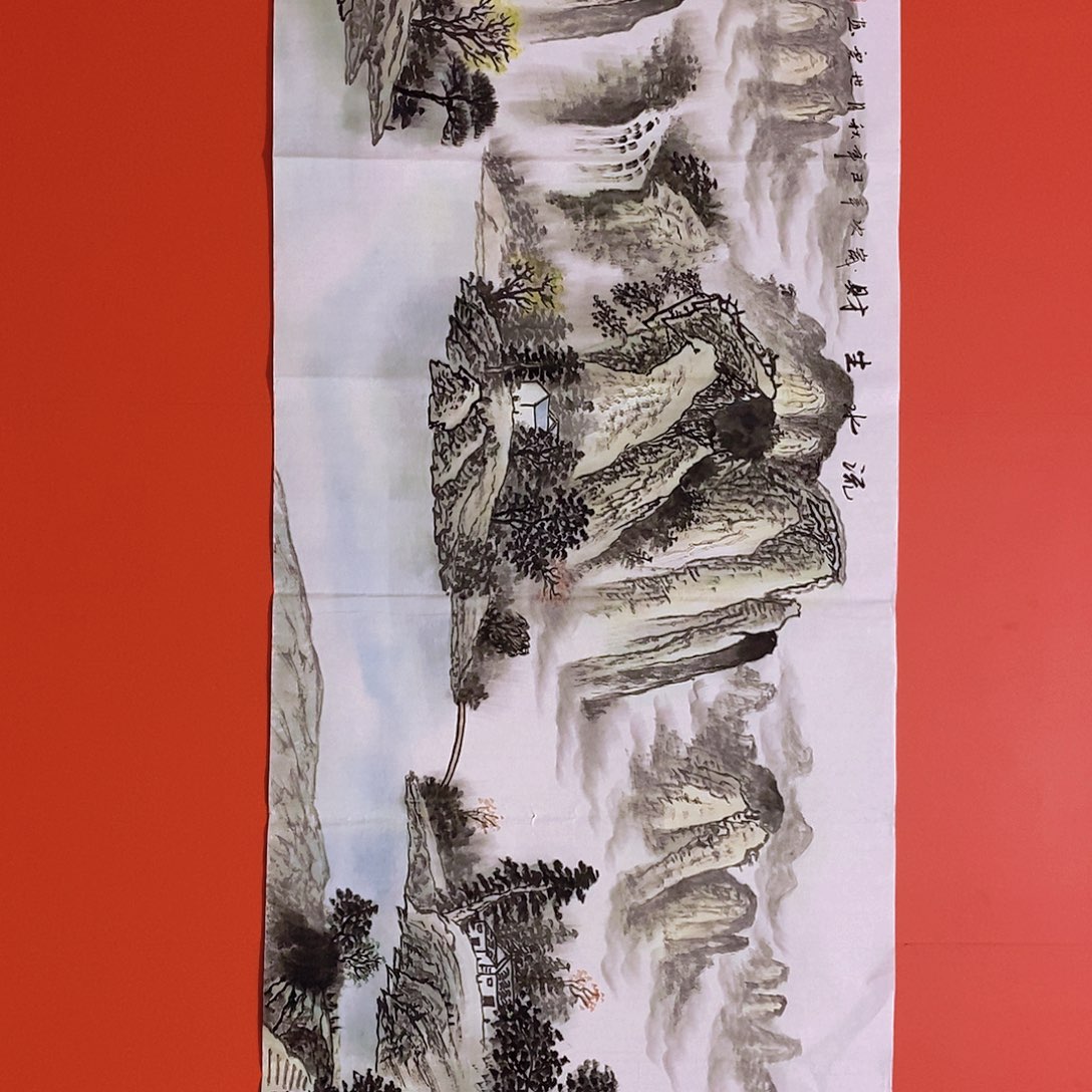国画山水花鸟国画作品
