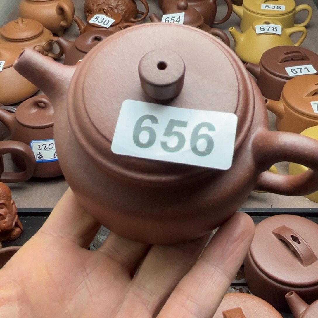 周***牛紫砂茶壶紫泥170cc左右瑕疵