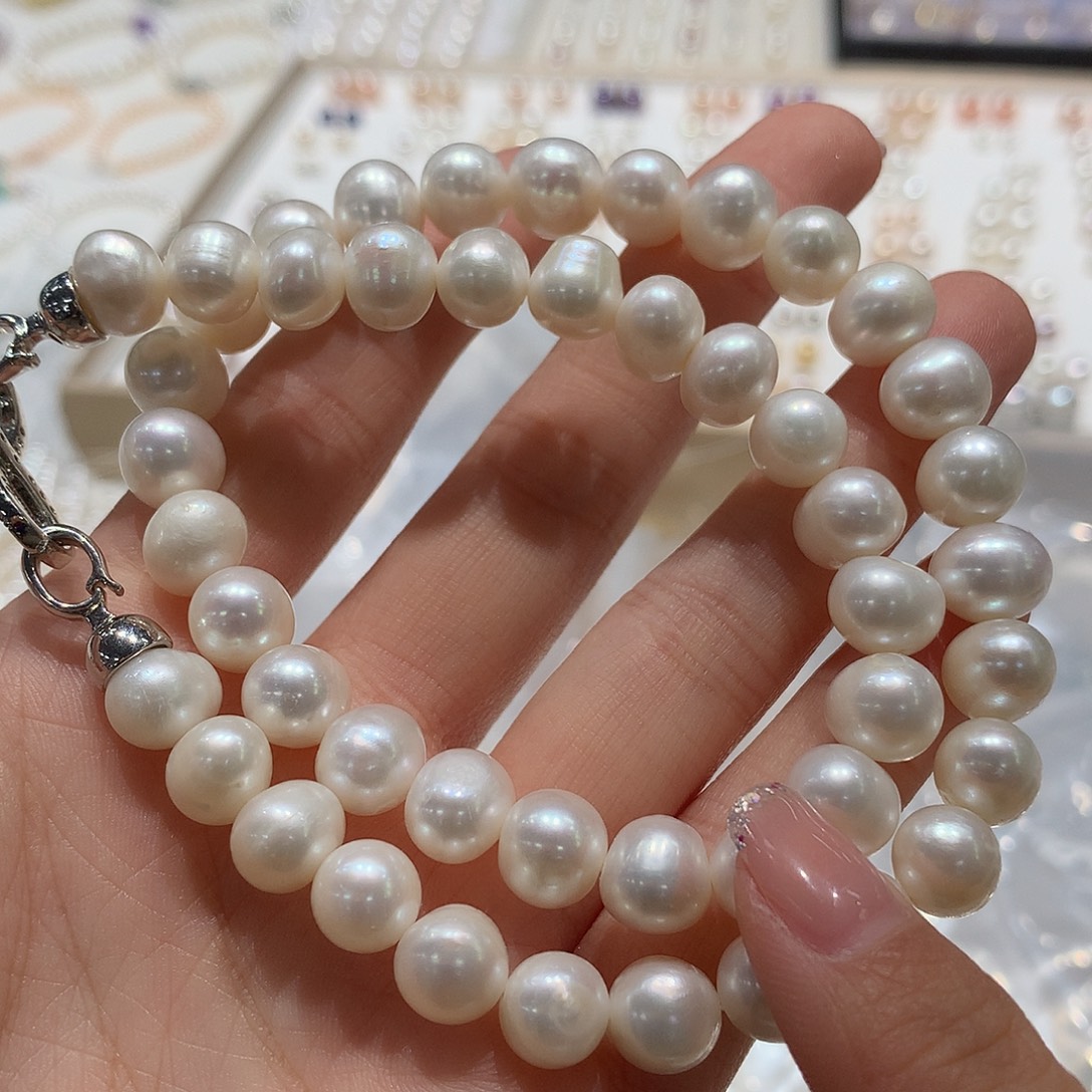 8-9未镶嵌淡水珍珠