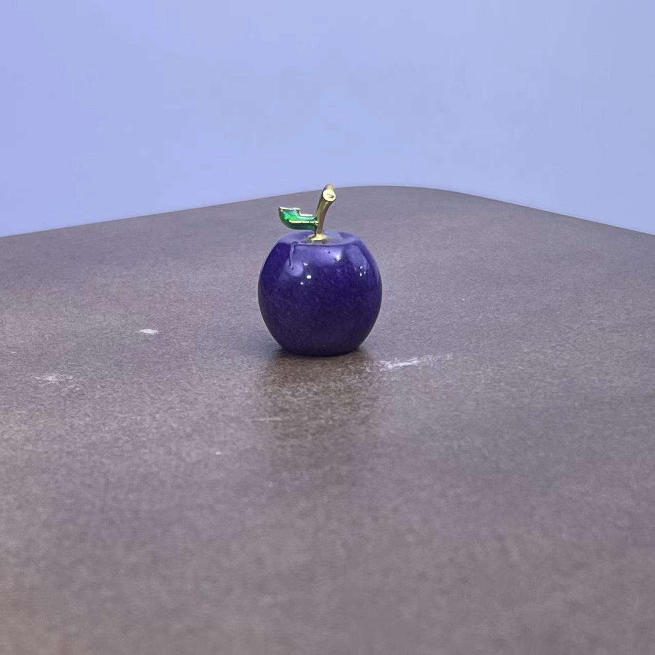 【思涵珠宝】天然玉石 438 紫苹果吊坠 未配绳