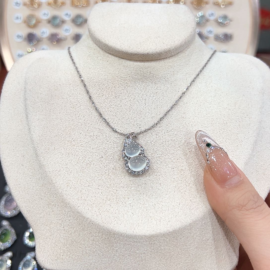 S****蛇纹石玉银S925镶嵌戒指