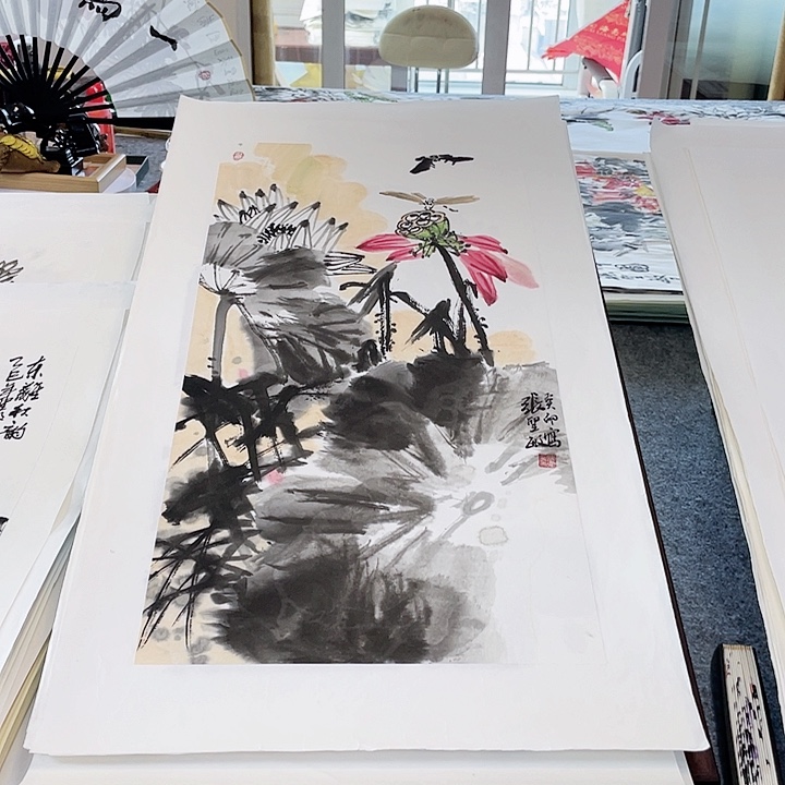 国画张圣敏先生纯手绘作品