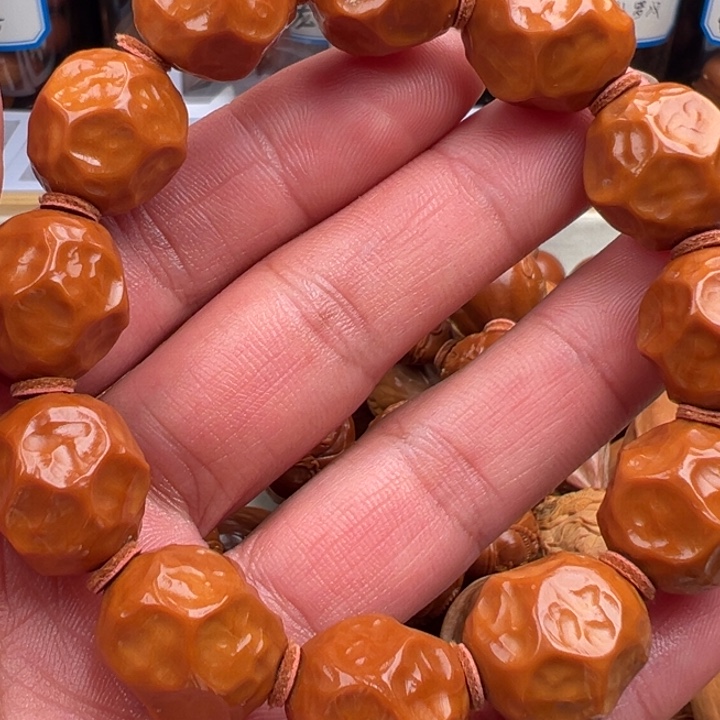 橄榄核手串/手链1.7陨石坑