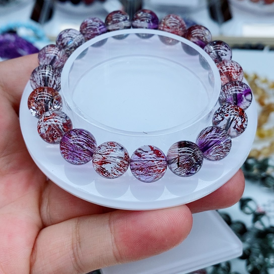 水晶手串未镶嵌超七