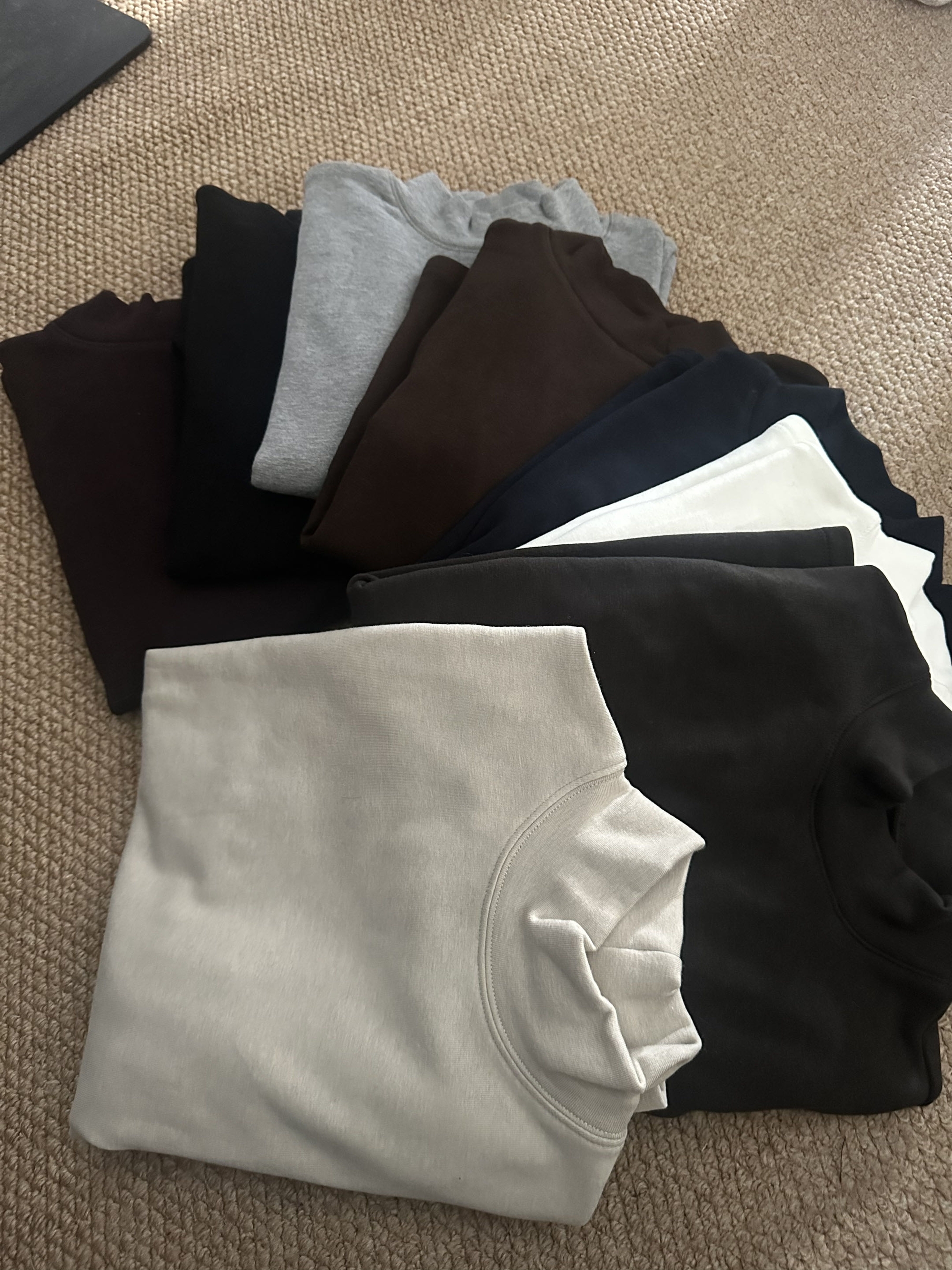 【珍珍何HC】1175自制款韩系极简半高领加绒打底衫