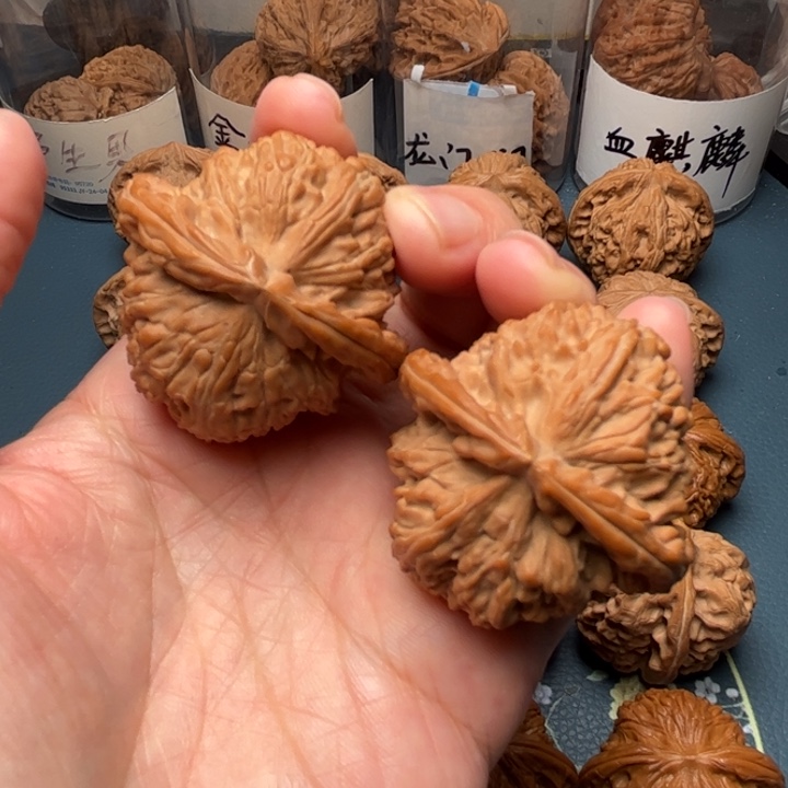 文玩核桃吊坠43全品白狮子