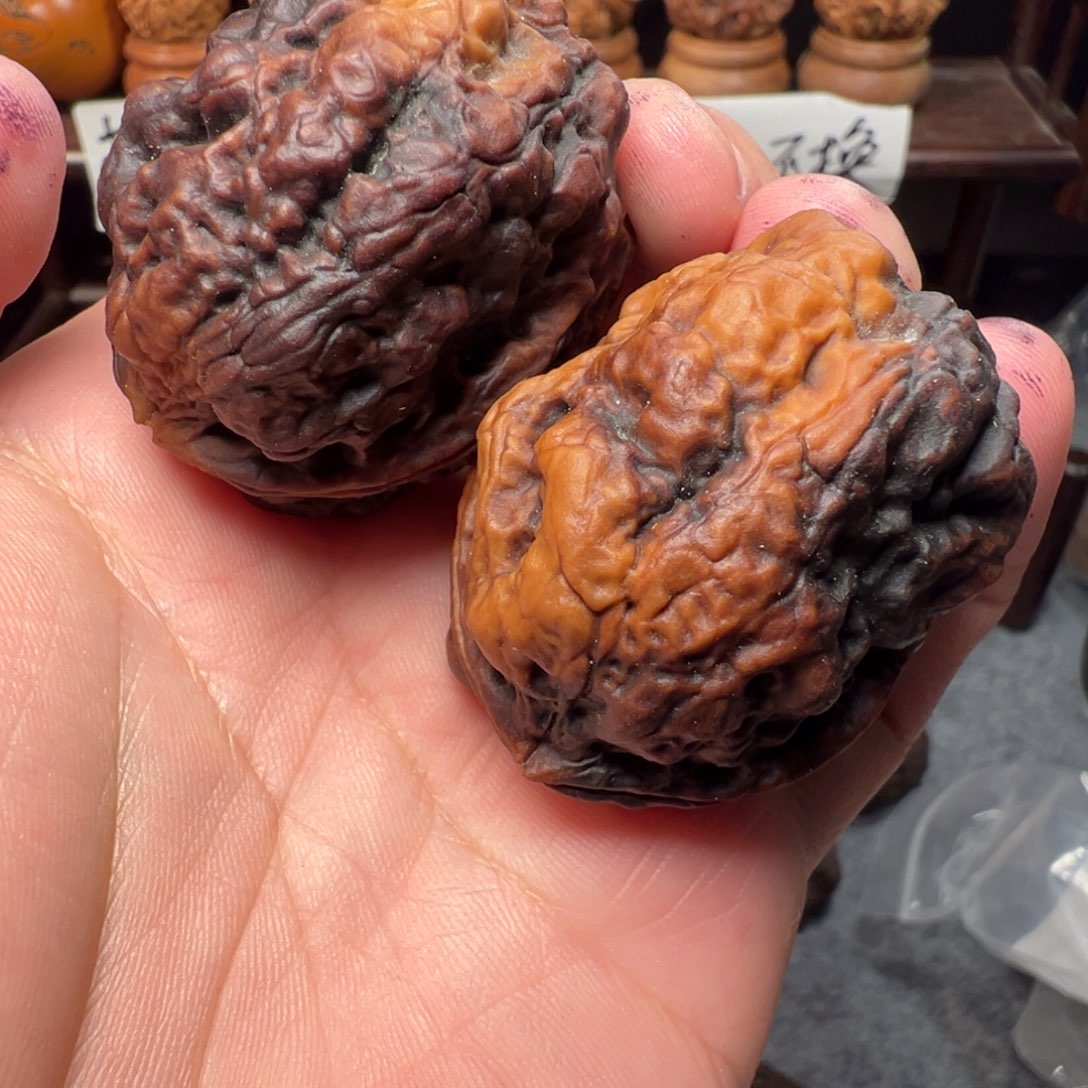 文玩核桃吊坠九五玄包43mm