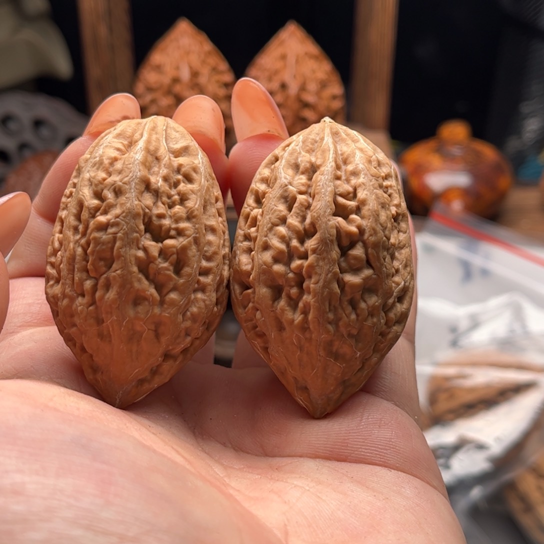 文玩核桃把件关东木子家楸大胖76