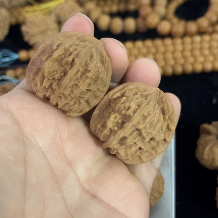 把件文玩核桃34左右小天地，编号016