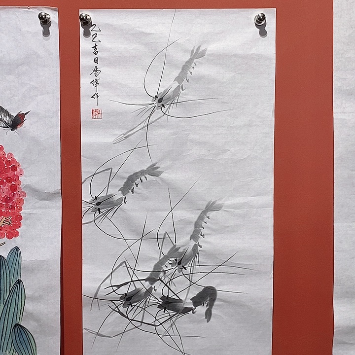 国画冯伟老师手绘国画作品音浩