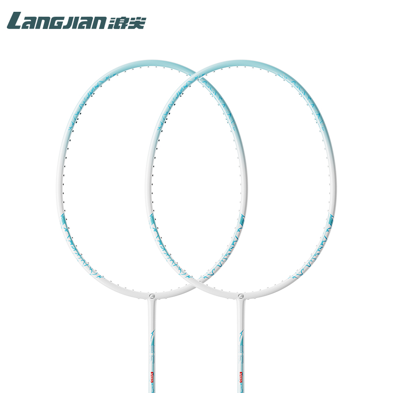 浪尖冰刃羽毛球拍男女全碳素纤维单拍超轻攻防兼备学生入门训练