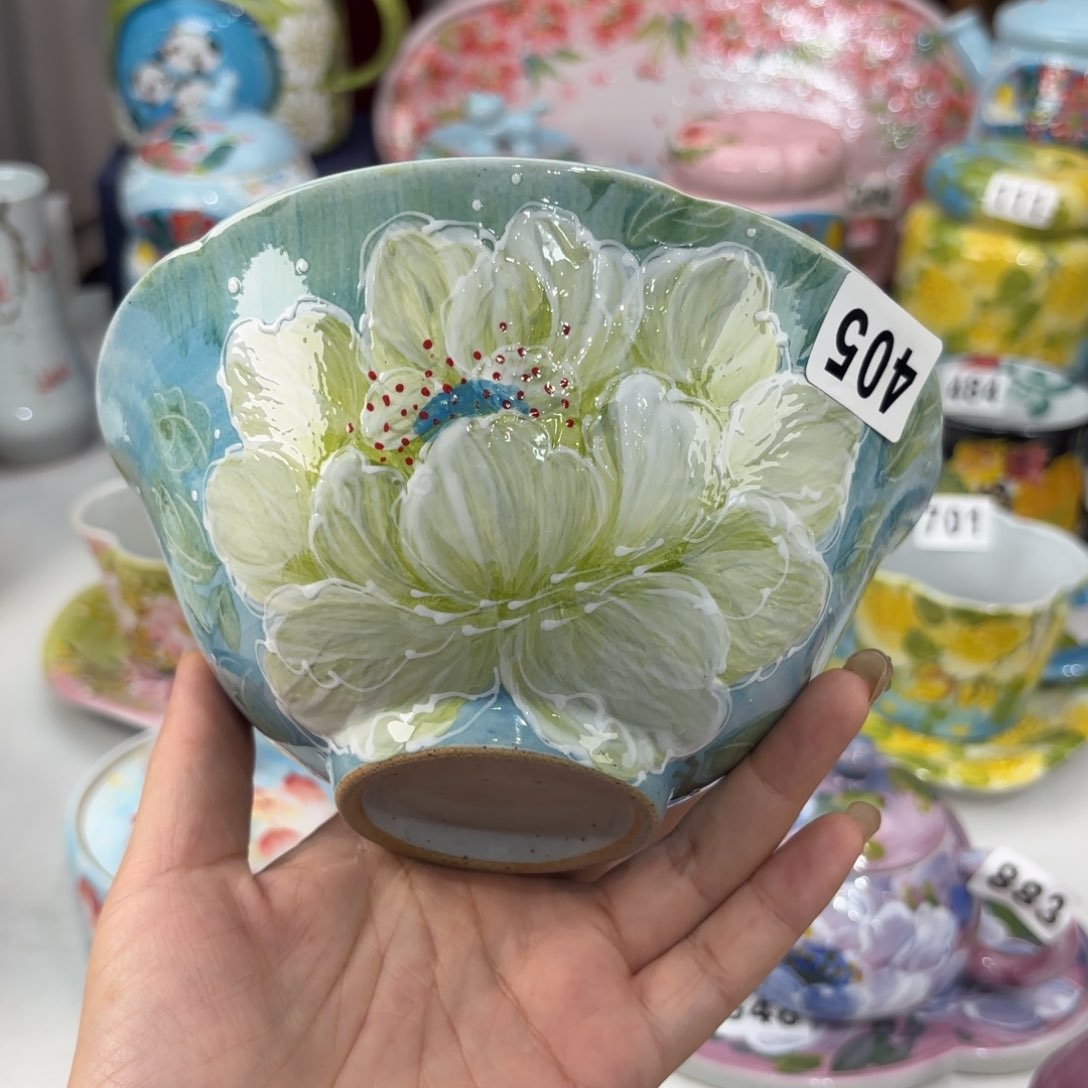 景德镇手绘高温釉下彩陶瓷茶具