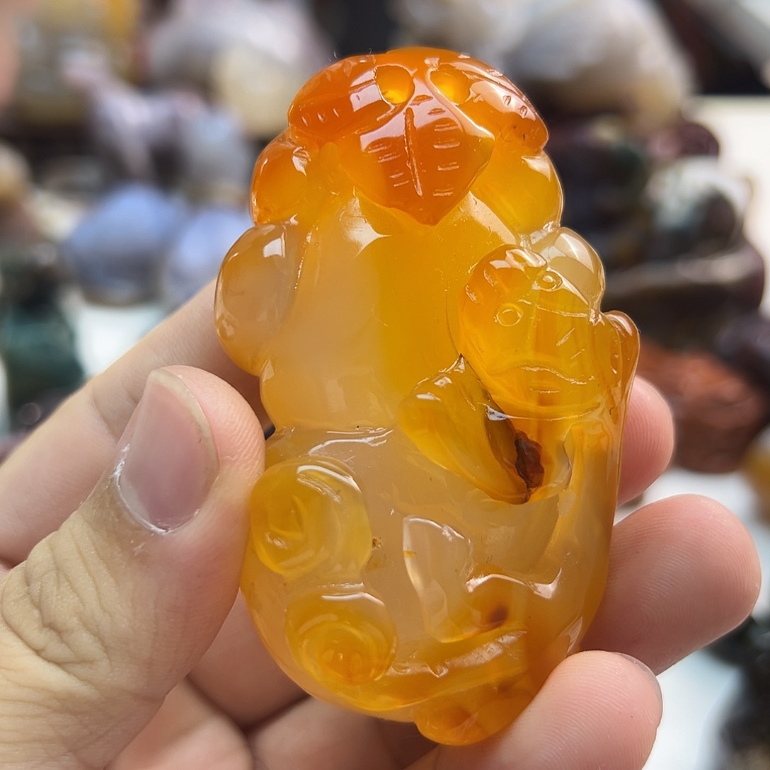 玛瑙/玉髓未镶嵌颈饰