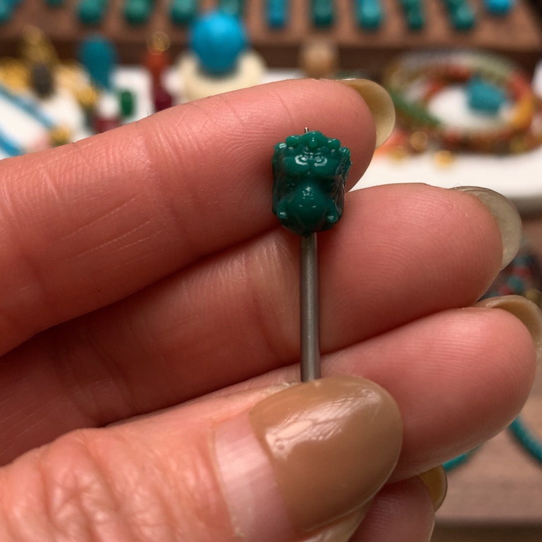 绿松石象神未镶嵌