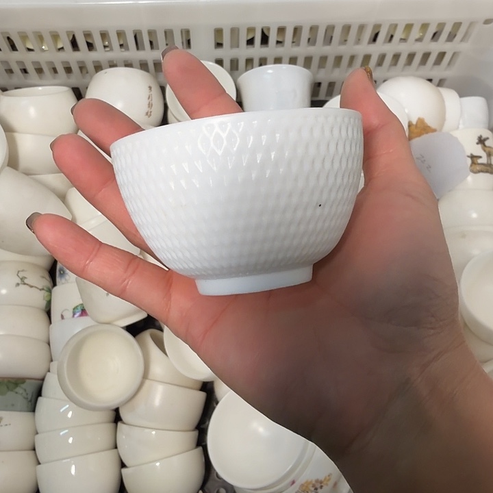 独****高端羊脂玉系列茶杯一个