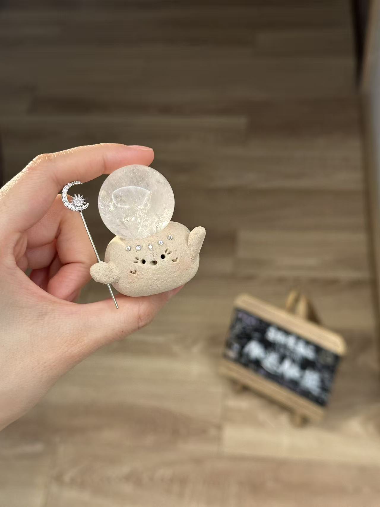 水晶小豆丁可爱大m白阿塞