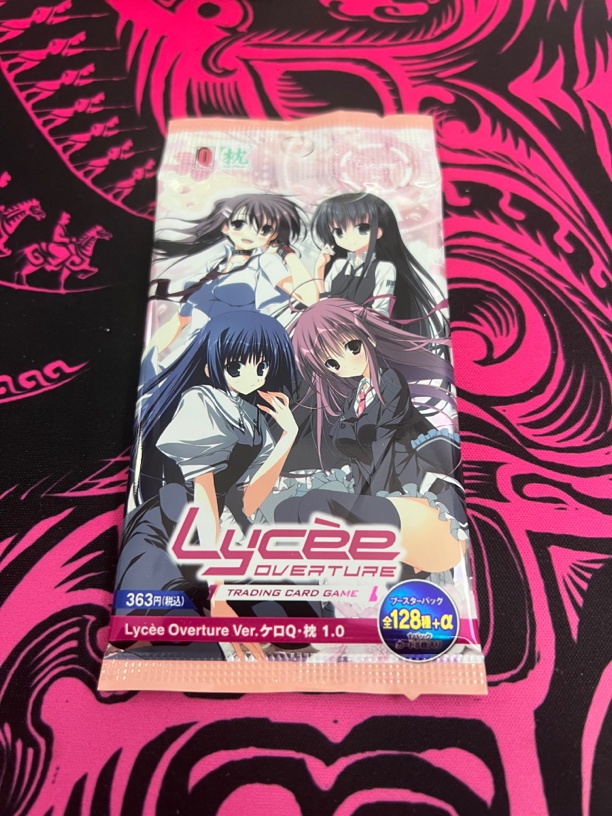 日版正版卡牌Lycee 枕社 水晶社 原盒 卡牌 补充包 妹卡
