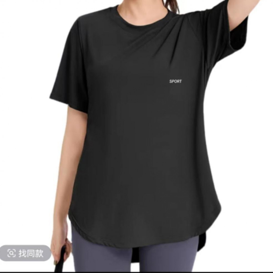 中长款短袖圆领韩版遮肚白T恤简约百搭藏族风格荡领