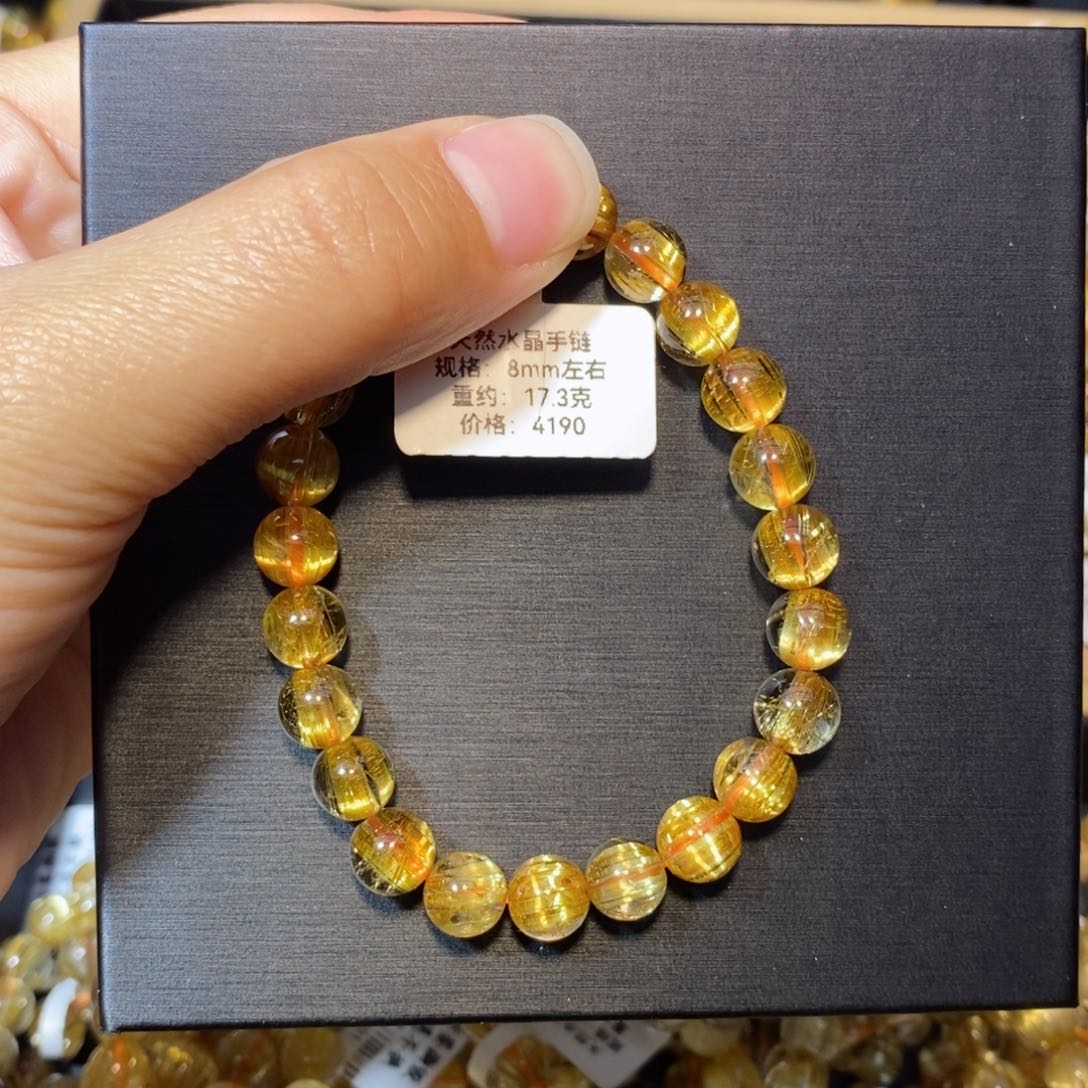 水晶手链未镶嵌手链8mm