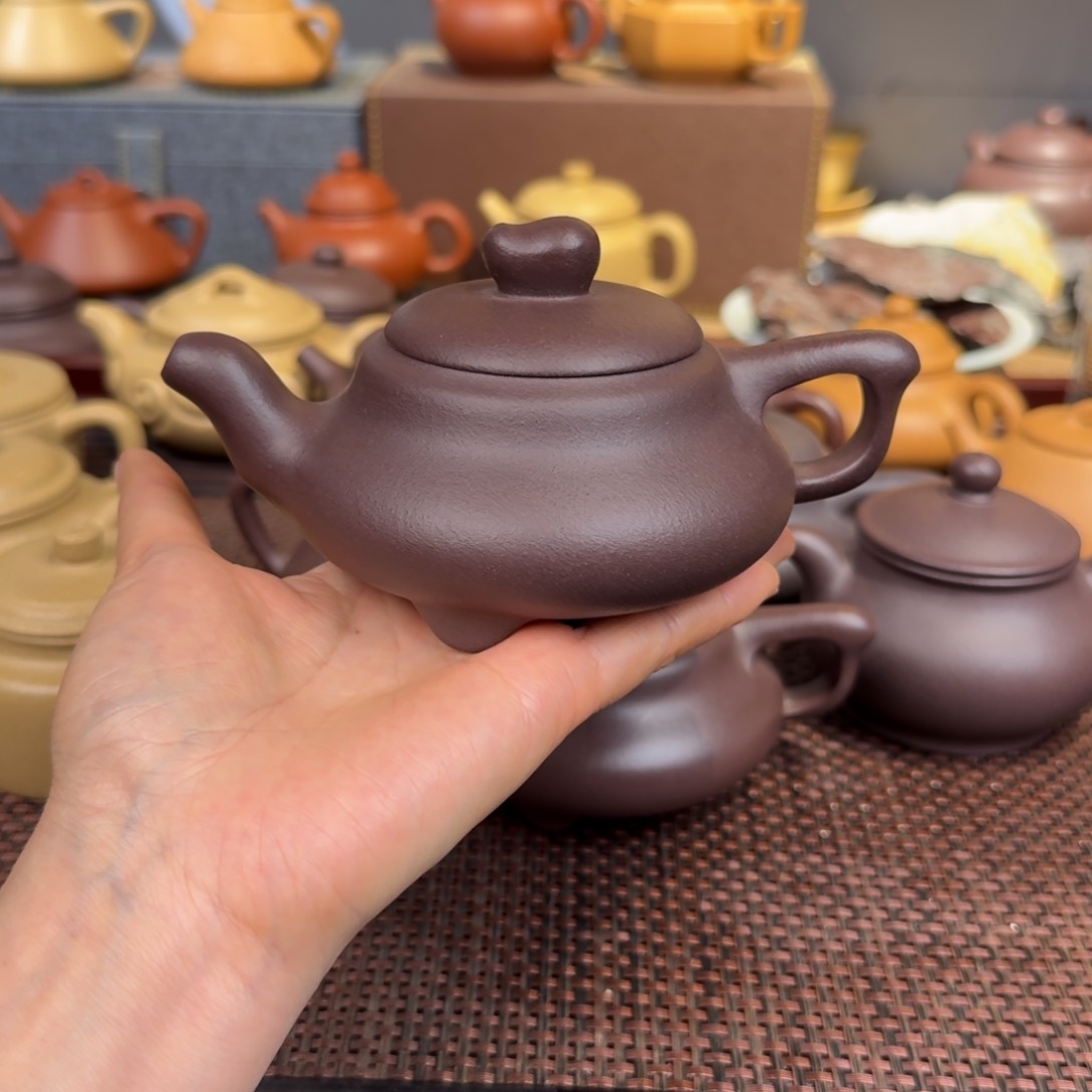 紫泥茶壶天青230毫升左右