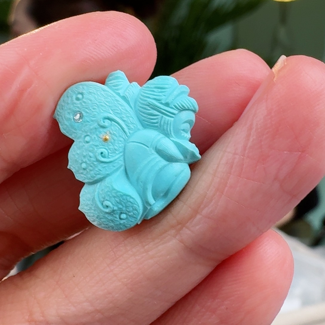 绿松石珠宝奇石未镶嵌