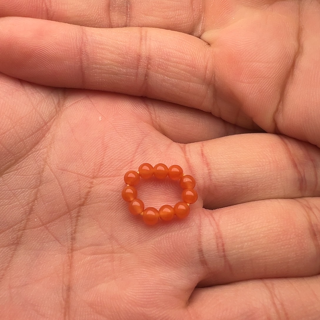 蜜蜡未镶嵌颈饰小米珠跑环