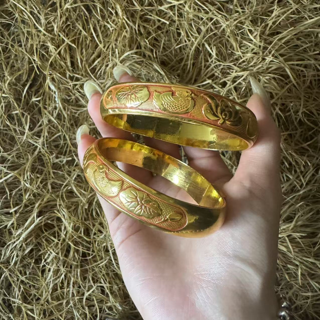 1个家居饰品摆件288  （一对）精美摆件 现代仿古复古工艺摆件