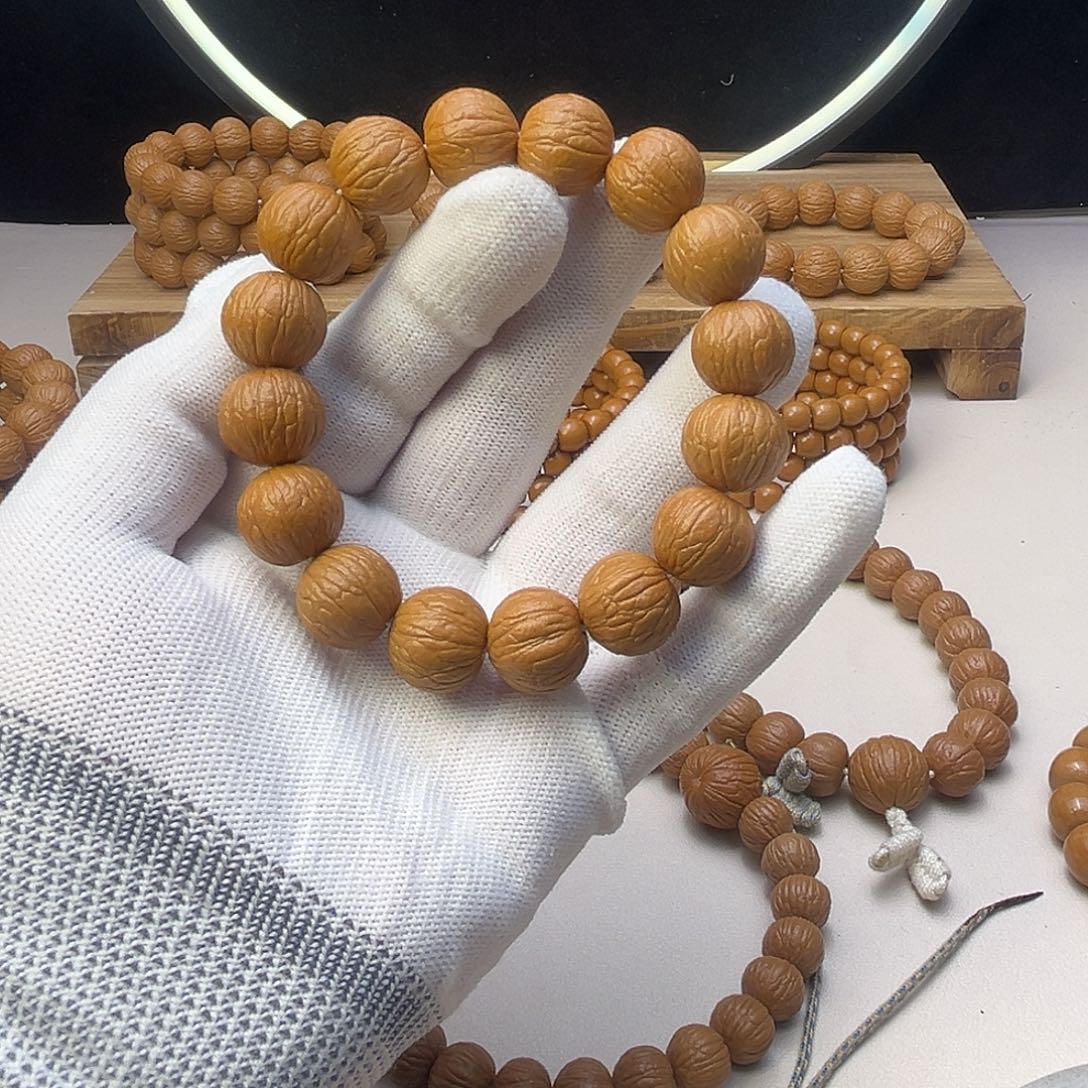 猴头核桃吊坠160聚宝盆三维同尺