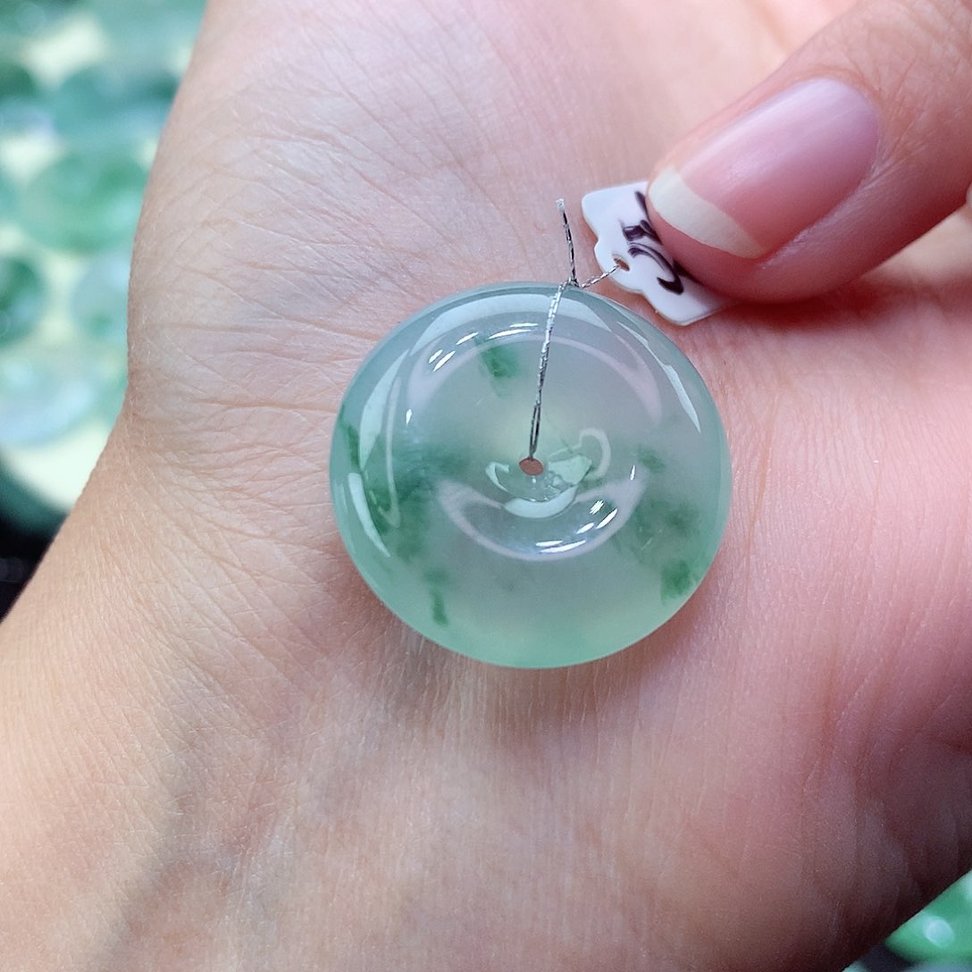 翡翠颈饰未镶嵌41尺寸22-6.3