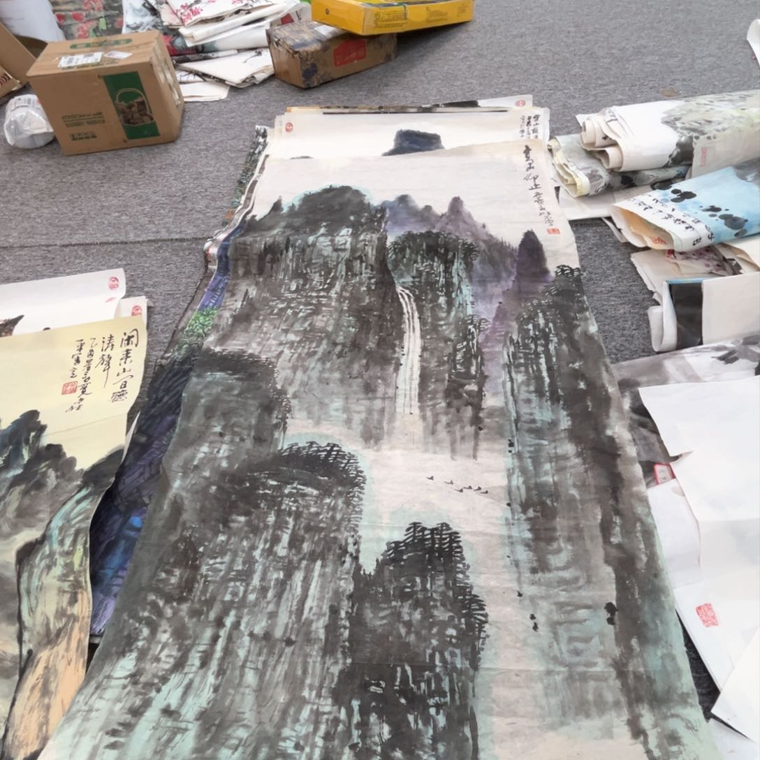 国画牛维平老师四尺绘画作品微瑕介意慎拍