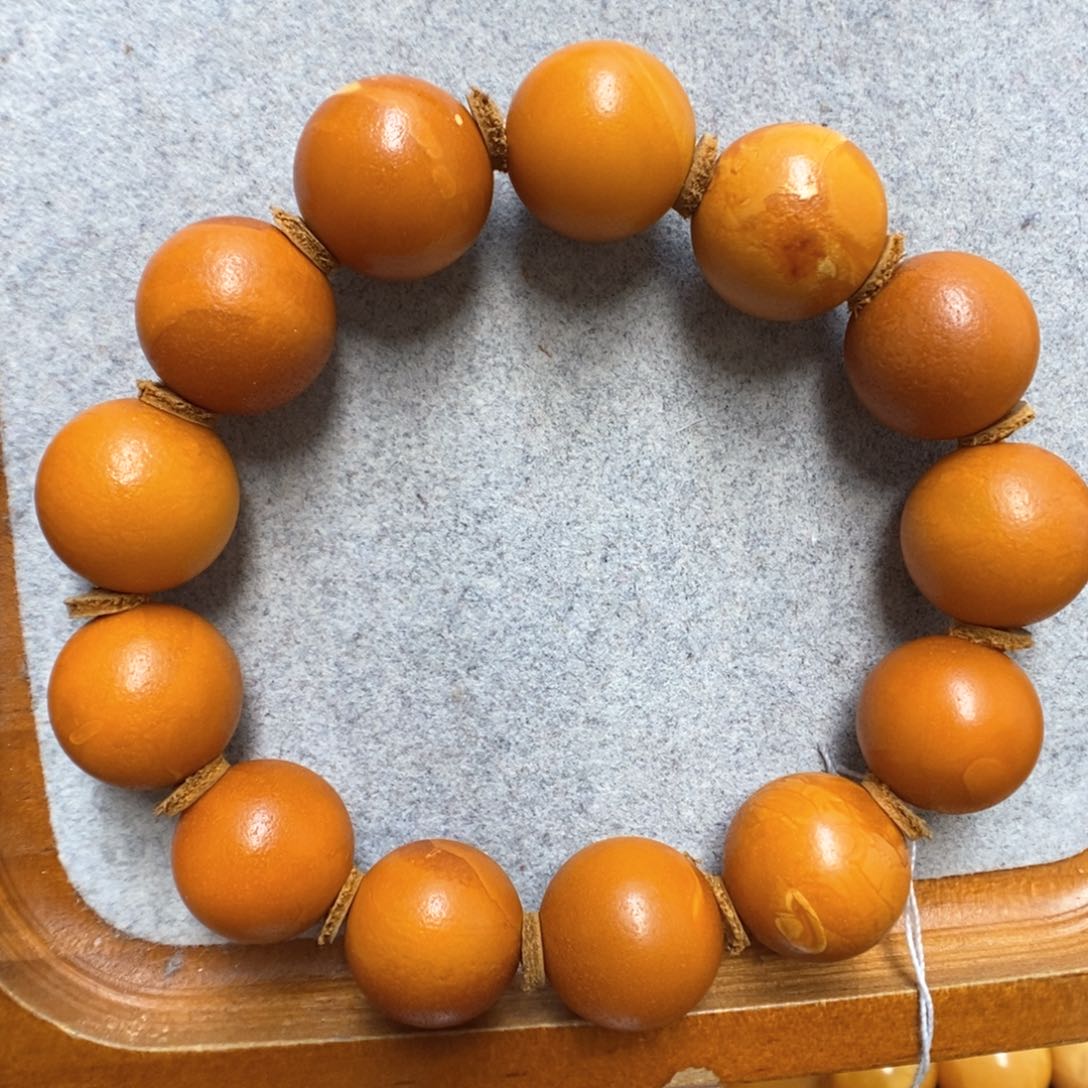 蜜蜡手串未镶嵌蜜蜡