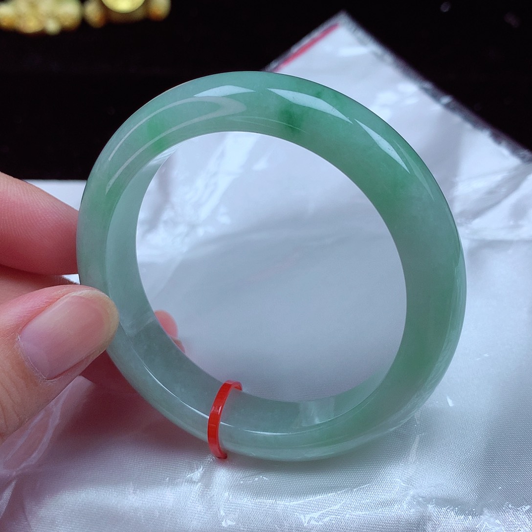 未镶嵌手镯翡翠53圈